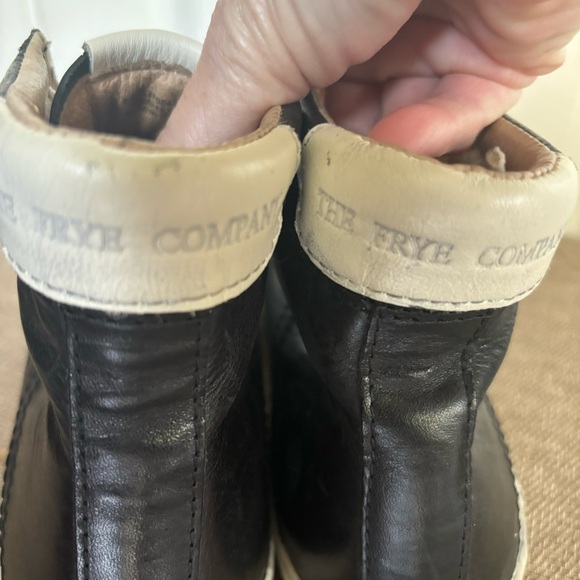 Frye Dylan Black Leather High Top Sneakers - Picture 15 of 15